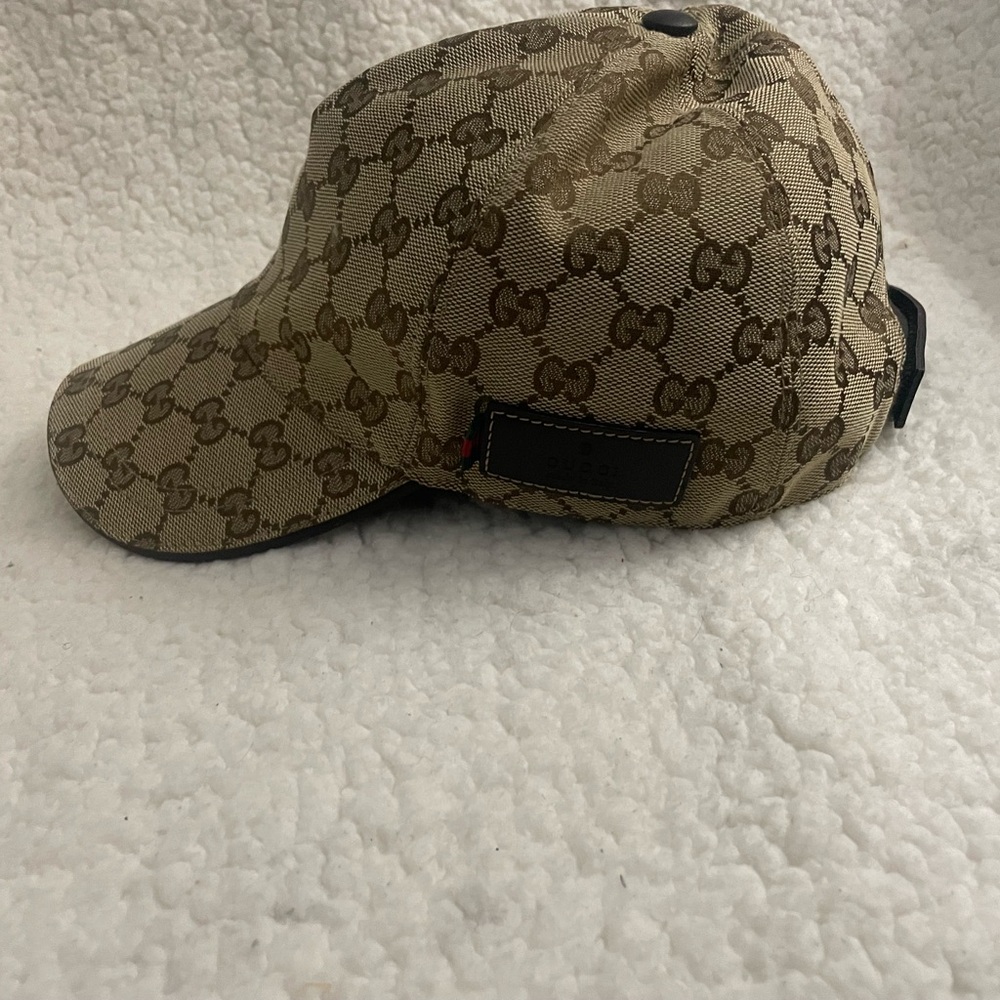 Gucci Monogram Beige Baseball Cap - image 2
